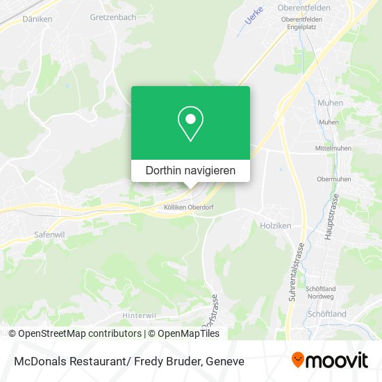 McDonals Restaurant/ Fredy Bruder Karte