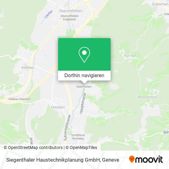 Siegenthaler Haustechnikplanung GmbH Karte