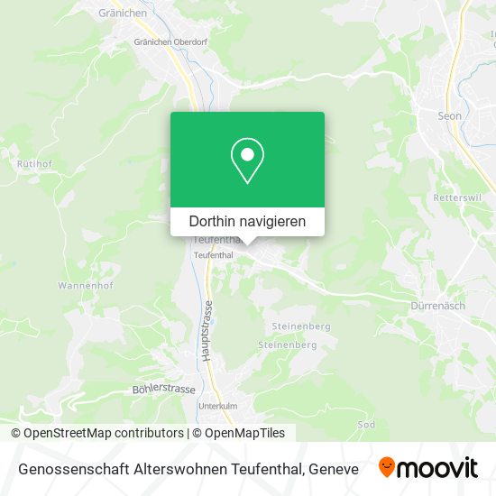 Genossenschaft Alterswohnen Teufenthal Karte