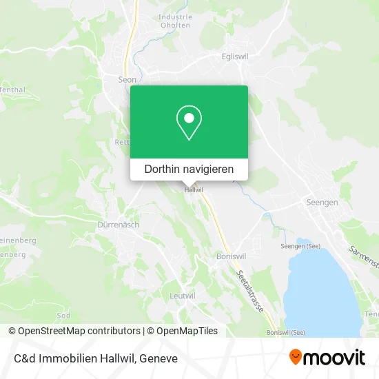 C&d Immobilien Hallwil Karte