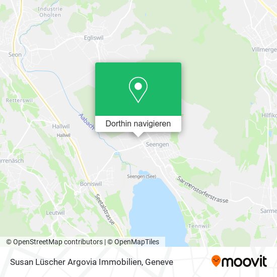 Susan Lüscher Argovia Immobilien Karte