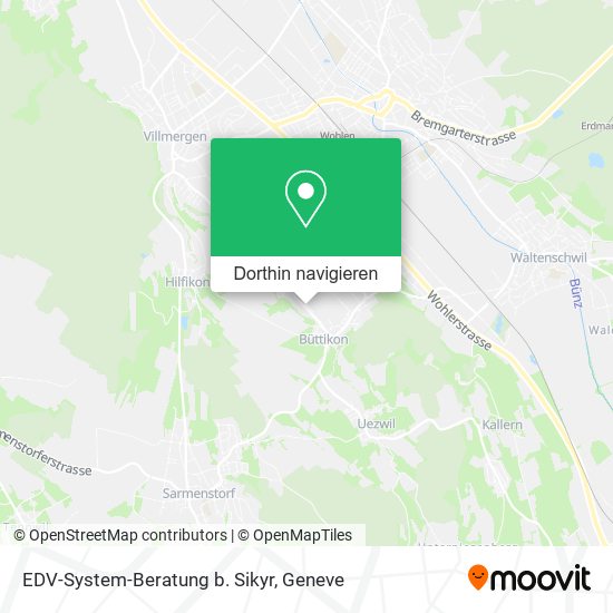 EDV-System-Beratung b. Sikyr Karte