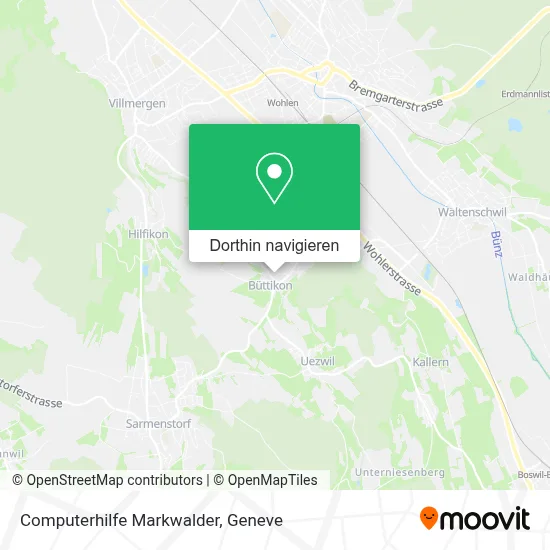 Computerhilfe Markwalder Karte