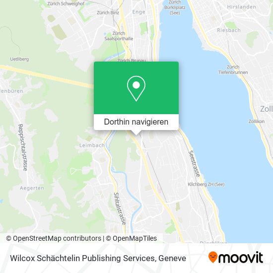 Wilcox Schächtelin Publishing Services Karte