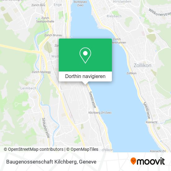 Baugenossenschaft Kilchberg Karte