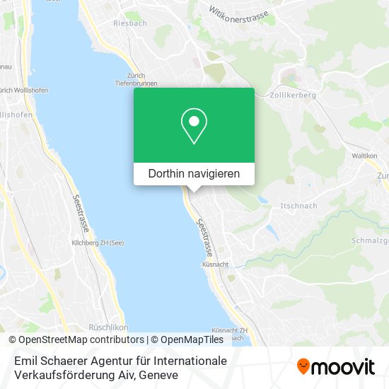Emil Schaerer Agentur für Internationale Verkaufsförderung Aiv Karte