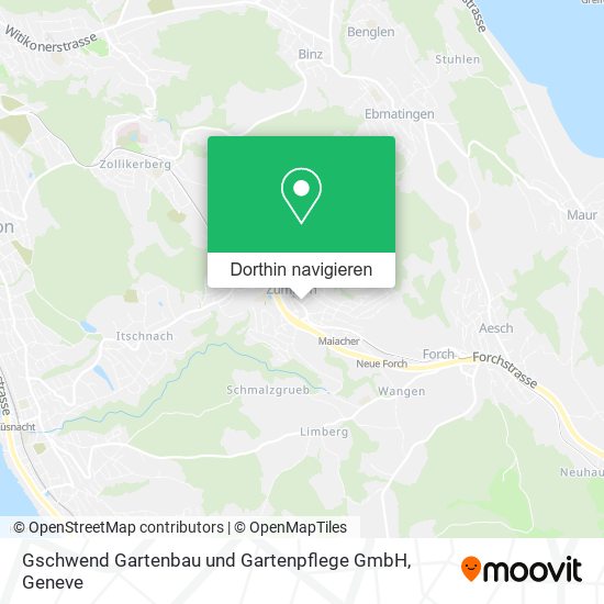 Gschwend Gartenbau und Gartenpflege GmbH Karte