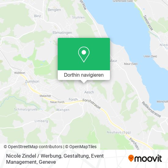 Nicole Zindel / Werbung, Gestaltung, Event Management Karte