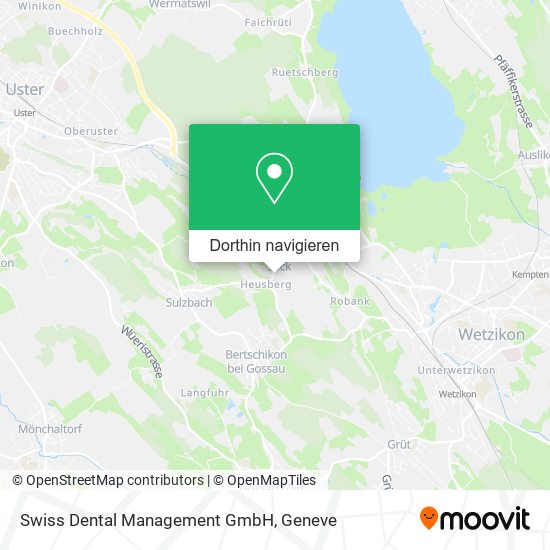 Swiss Dental Management GmbH Karte