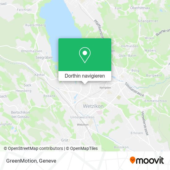 GreenMotion Karte