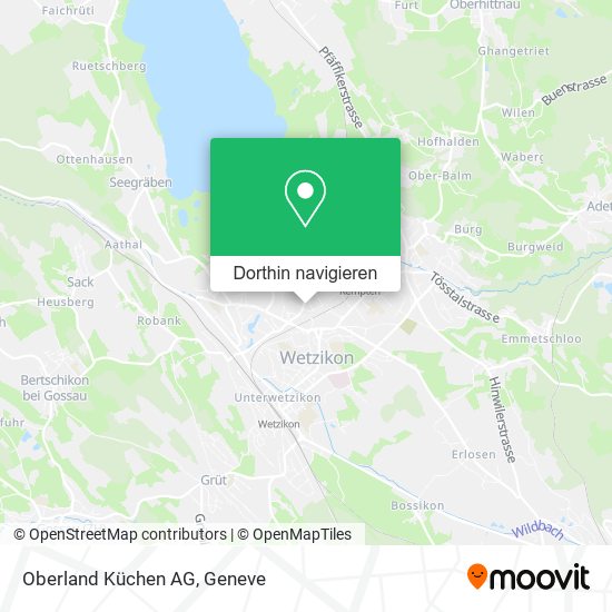 Oberland Küchen AG Karte