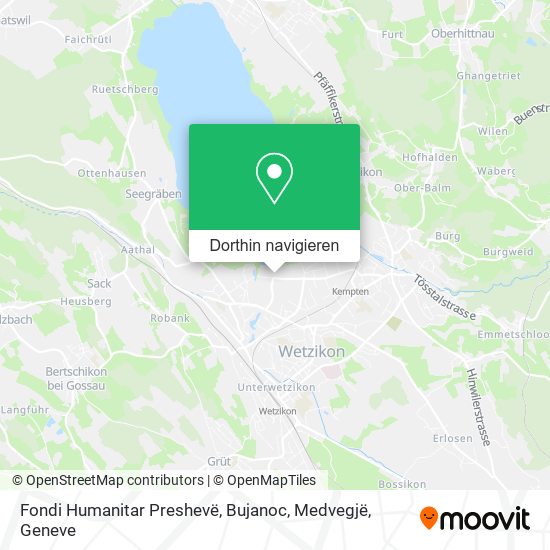 Fondi Humanitar Preshevë, Bujanoc, Medvegjë Karte