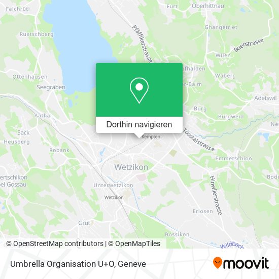 Umbrella Organisation U+O Karte