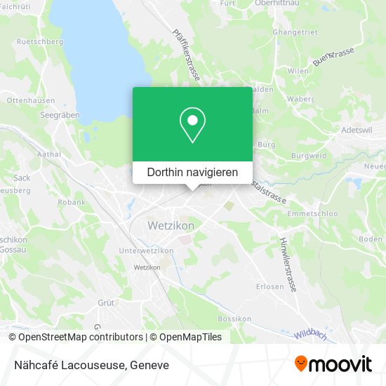 Nähcafé Lacouseuse Karte