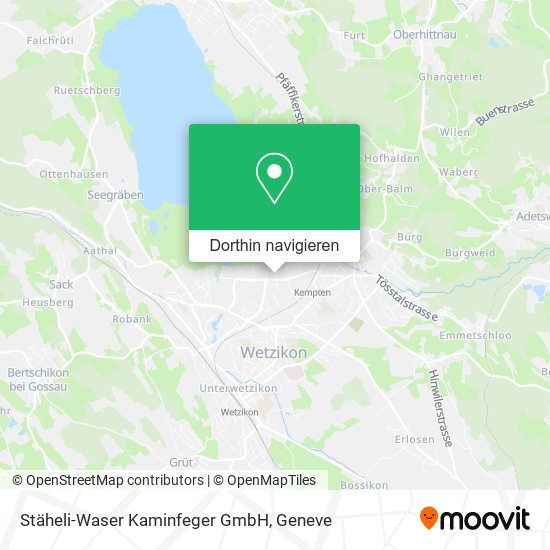 Stäheli-Waser Kaminfeger GmbH Karte
