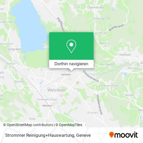 Strommer Reinigung+Hauswartung Karte