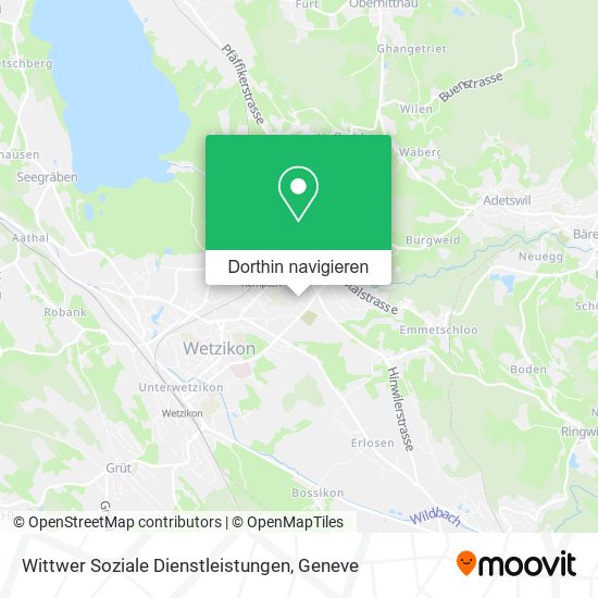 Wittwer Soziale Dienstleistungen Karte