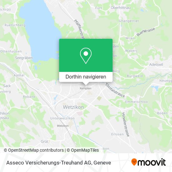 Asseco Versicherungs-Treuhand AG Karte