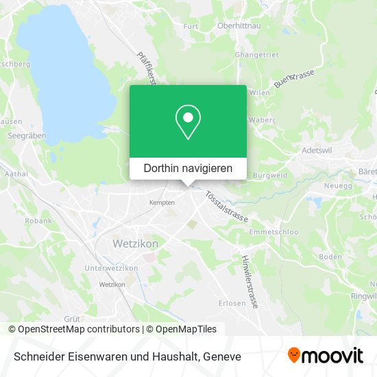 Schneider Eisenwaren und Haushalt Karte