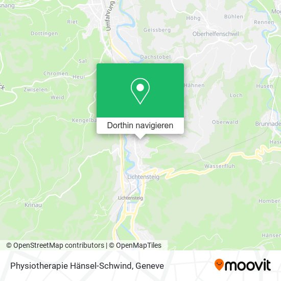 Physiotherapie Hänsel-Schwind Karte