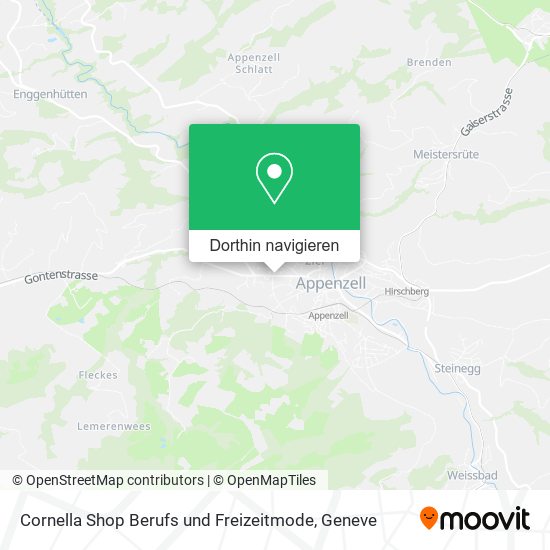 Cornella Shop Berufs und Freizeitmode Karte