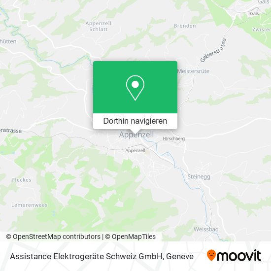 Assistance Elektrogeräte Schweiz GmbH Karte