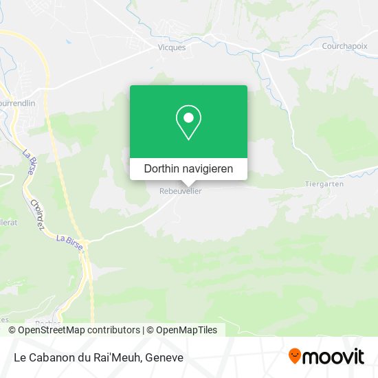 Le Cabanon du Rai'Meuh Karte