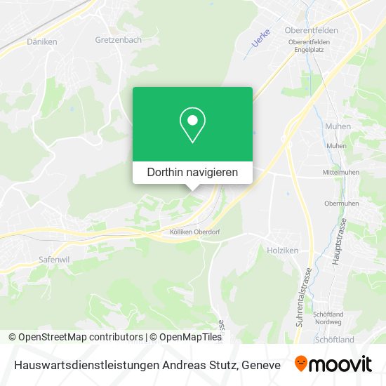 Hauswartsdienstleistungen Andreas Stutz Karte