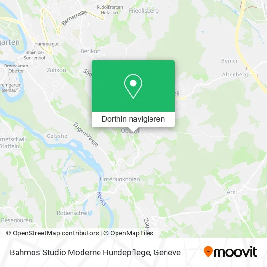 Bahmos Studio Moderne Hundepflege Karte