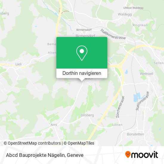 Abcd Bauprojekte Nägelin Karte