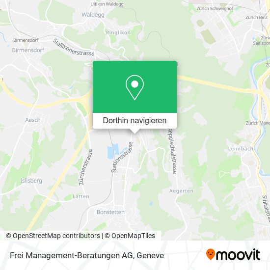 Frei Management-Beratungen AG Karte