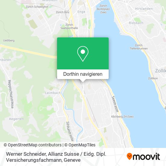 Werner Schneider, Allianz Suisse / Eidg. Dipl. Versicherungsfachmann Karte