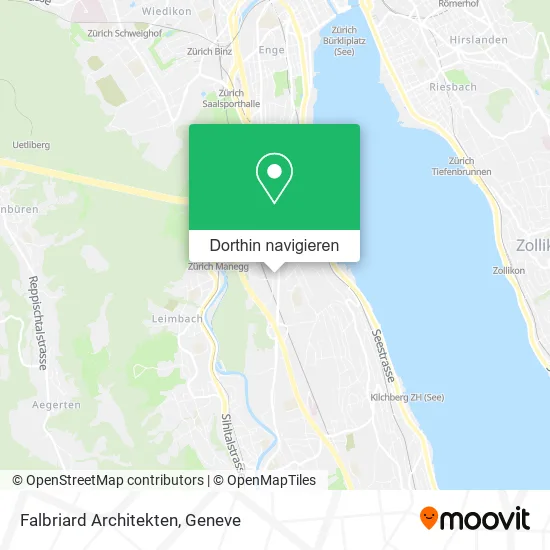 Falbriard Architekten Karte