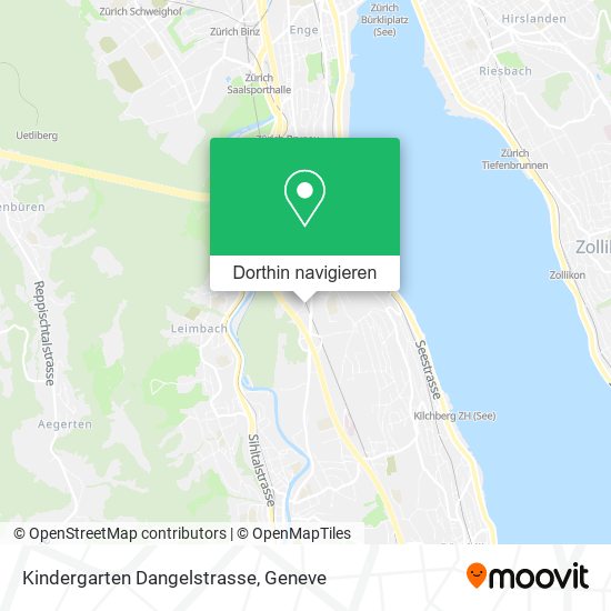 Kindergarten Dangelstrasse Karte