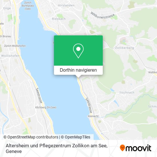 Altersheim und Pflegezentrum Zollikon am See Karte