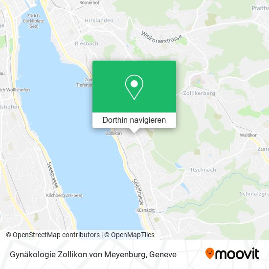 Gynäkologie Zollikon von Meyenburg Karte