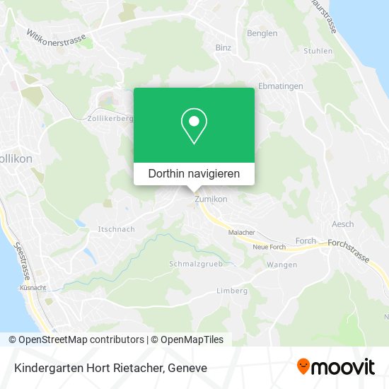 Kindergarten Hort Rietacher Karte