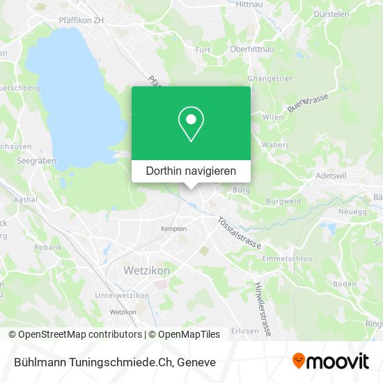 Bühlmann Tuningschmiede.Ch Karte