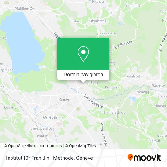 Institut für Franklin - Methode Karte