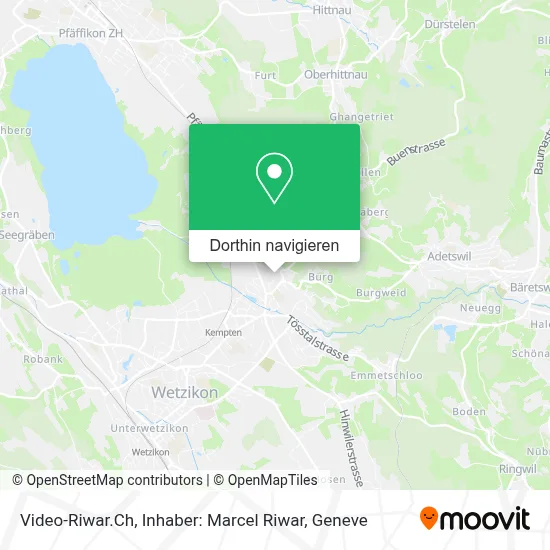 Video-Riwar.Ch, Inhaber: Marcel Riwar Karte