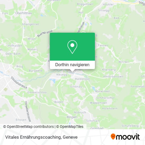 Vitales Ernährungscoaching Karte
