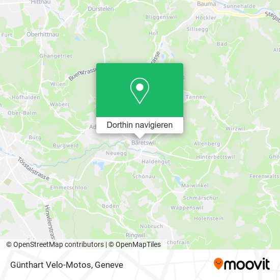 Günthart Velo-Motos Karte