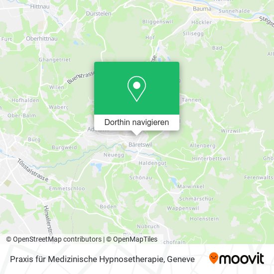 Praxis für Medizinische Hypnosetherapie Karte