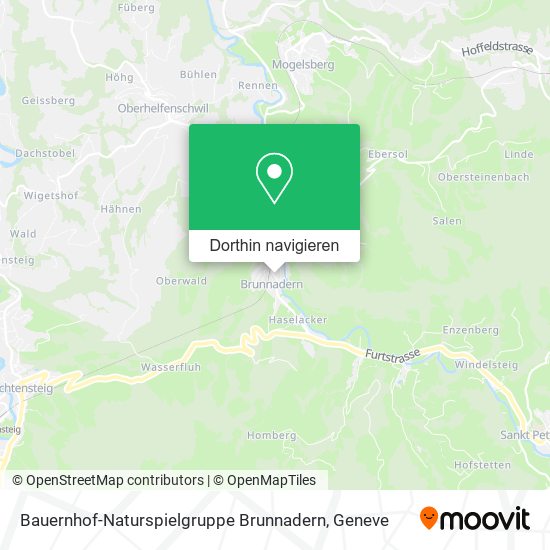 Bauernhof-Naturspielgruppe Brunnadern Karte