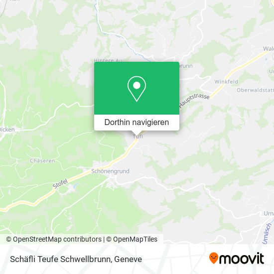 Schäfli Teufe Schwellbrunn Karte
