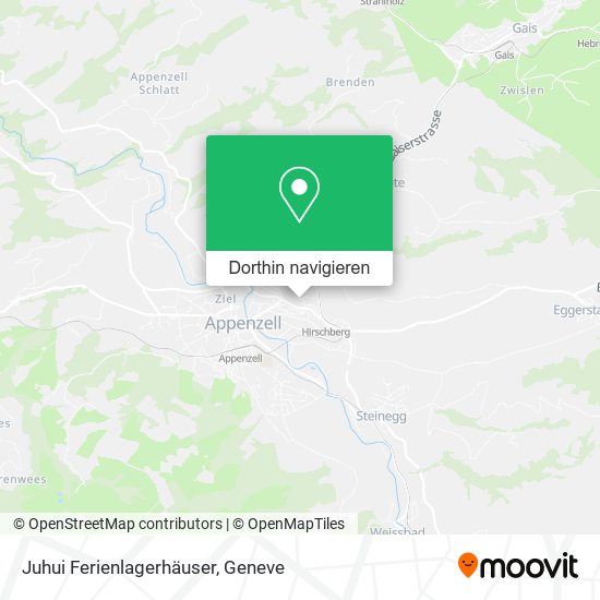 Juhui Ferienlagerhäuser Karte