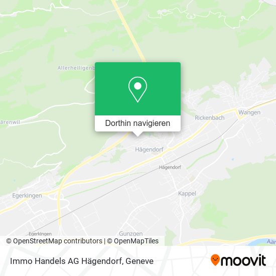 Immo Handels AG Hägendorf Karte