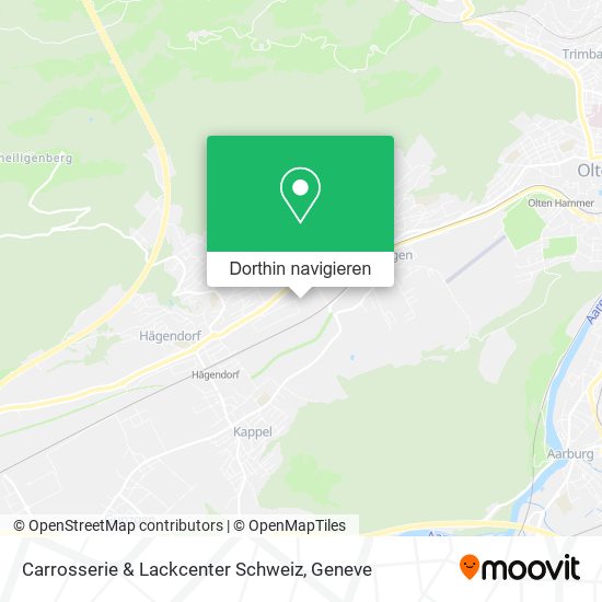 Carrosserie & Lackcenter Schweiz Karte