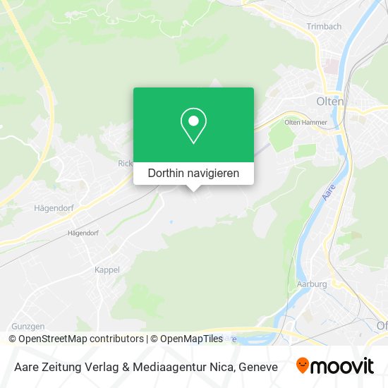 Aare Zeitung Verlag & Mediaagentur Nica Karte