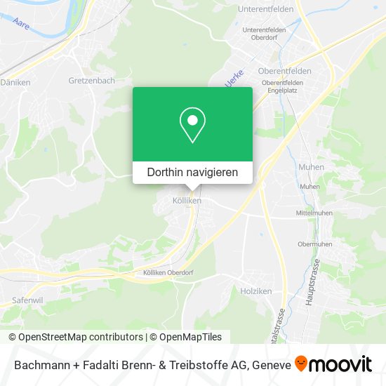 Bachmann + Fadalti Brenn- & Treibstoffe AG Karte